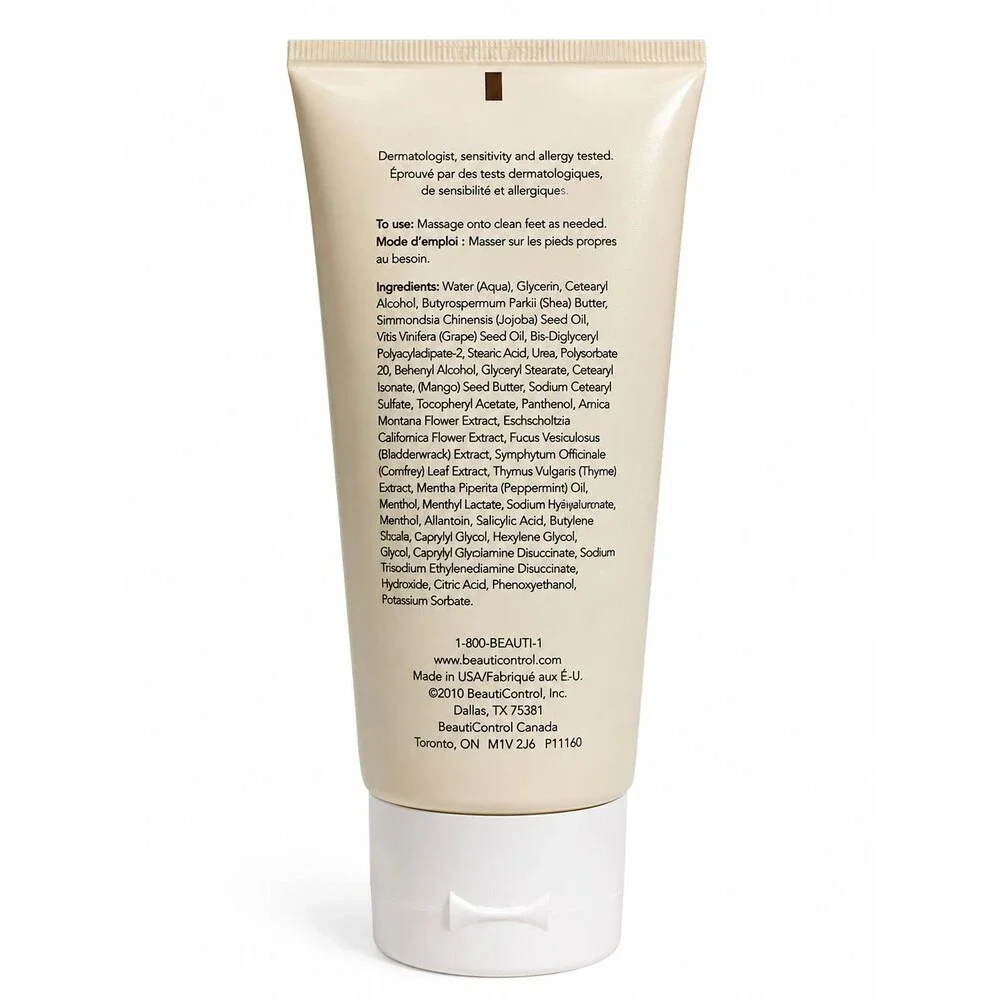BeautiControl Spa Pedicure Cooling Foot Salve 5 oz NEW SEALED Discontinued